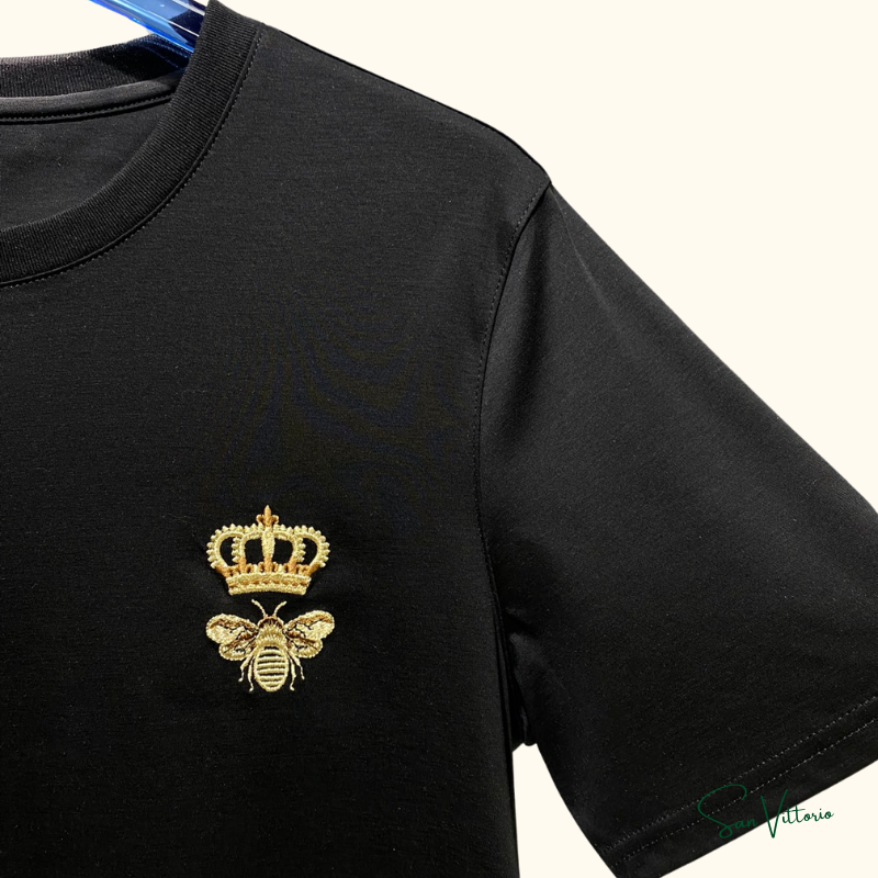 Camiseta "Bee Crown" Dolce & Gabbana
