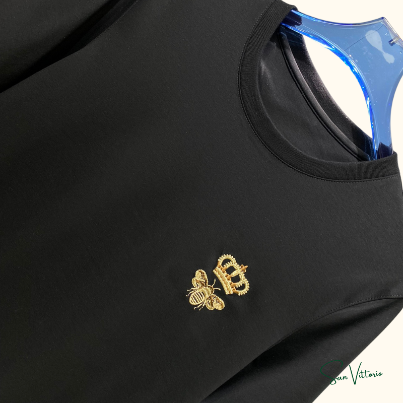 Camiseta "Bee Crown" Dolce & Gabbana