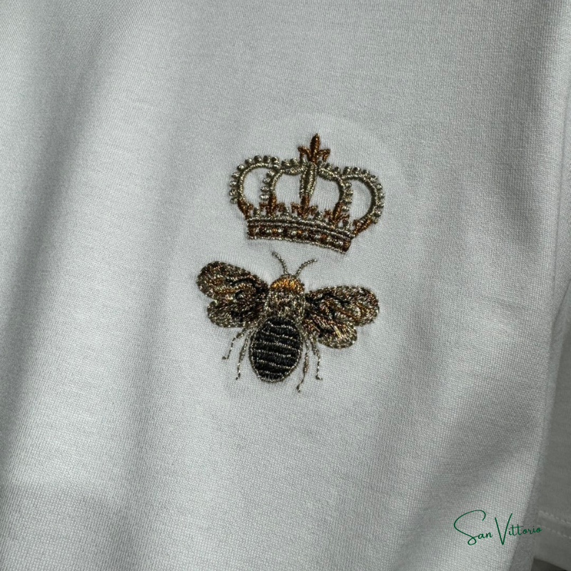 Camiseta "Bee Crown" Dolce & Gabbana