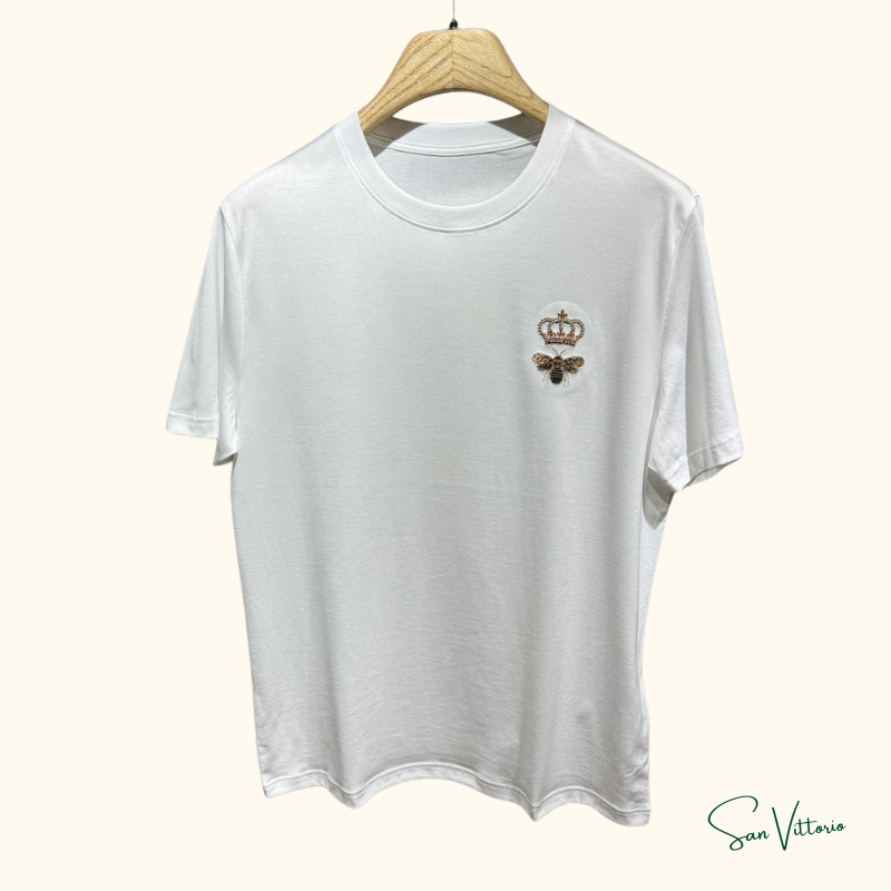 Camiseta "Bee Crown" Dolce & Gabbana