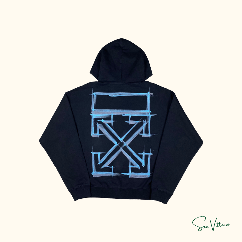 Moletom "Blue Skate Arrows" Off-White