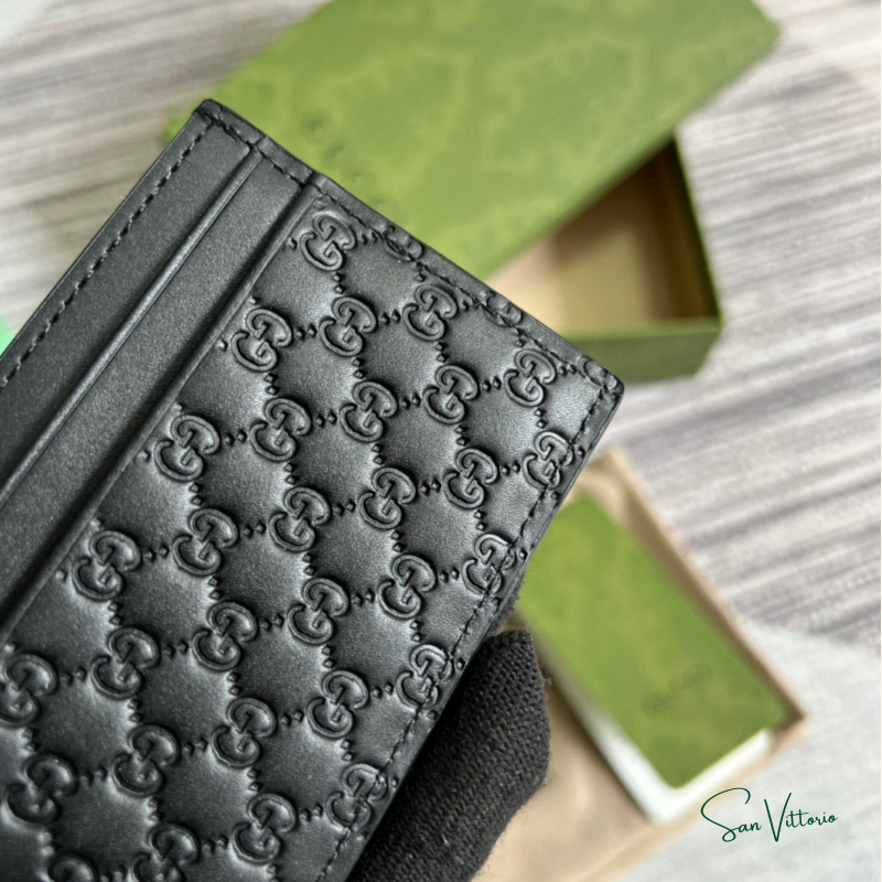 Porta-cartões Gucci Microguccissima
