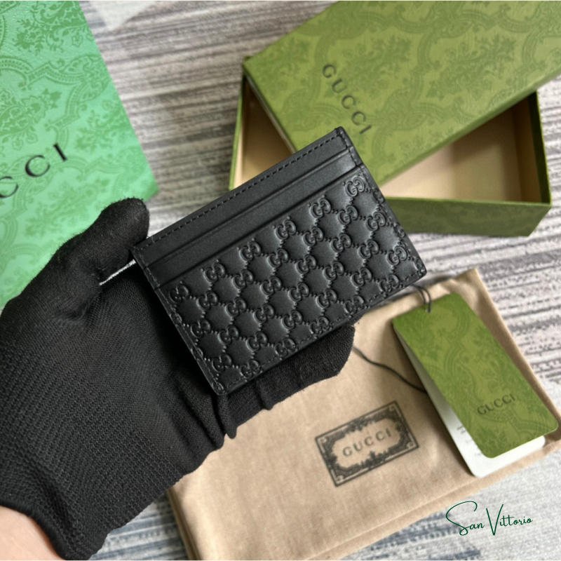 Porta-cartões Gucci Microguccissima