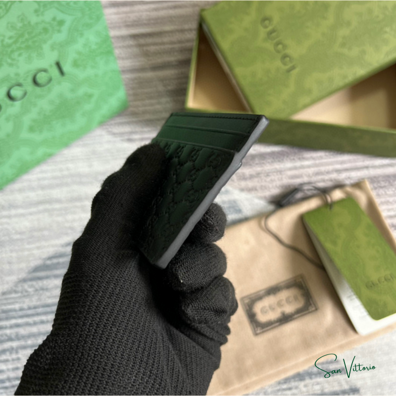 Porta-cartões Gucci Microguccissima