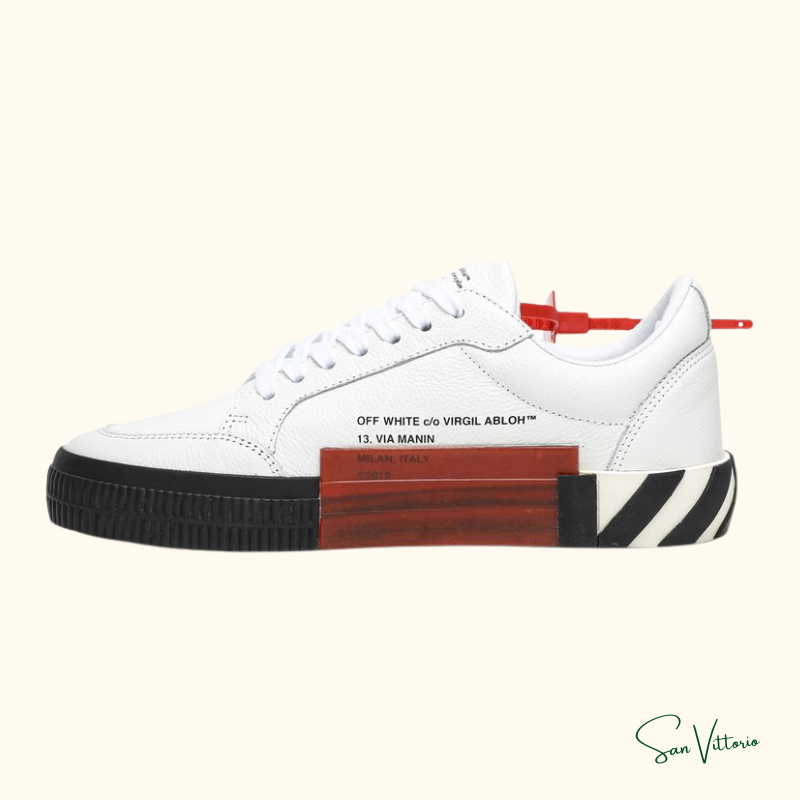 Tênis "Vulcanized Low Couro" Off-White