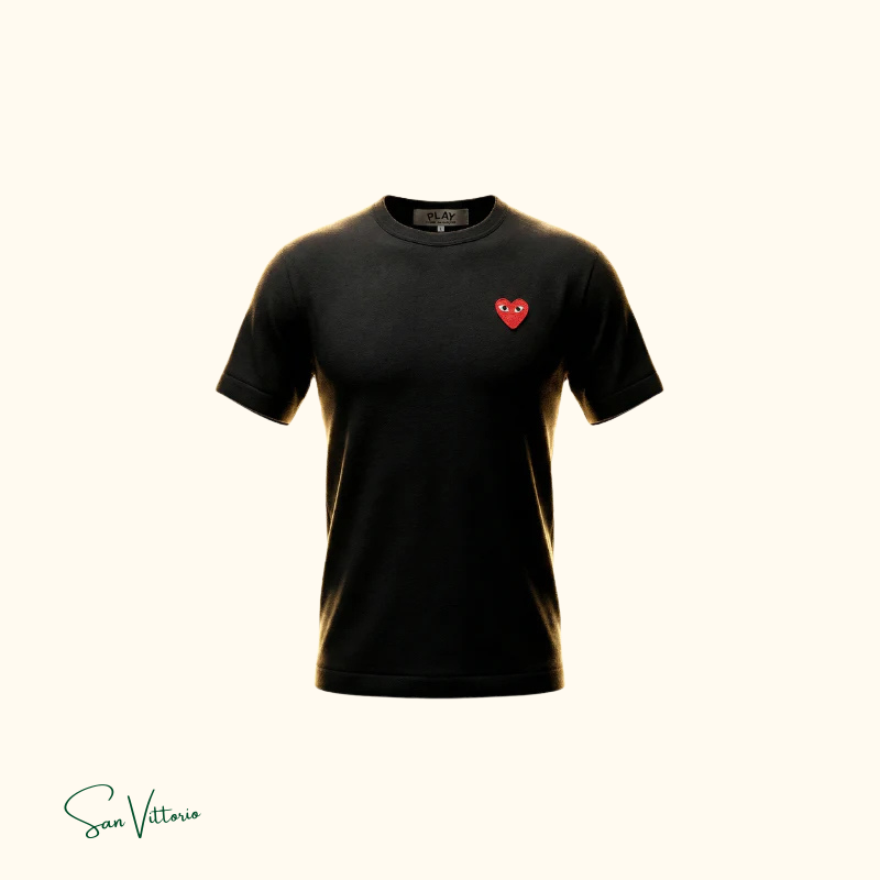 Camiseta "Play Basic" CDG Black