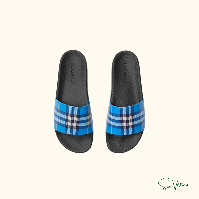 Sandália Slide "Check" Burberry