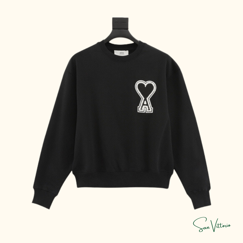 Moletom Heart Logo Tee - Ami Paris