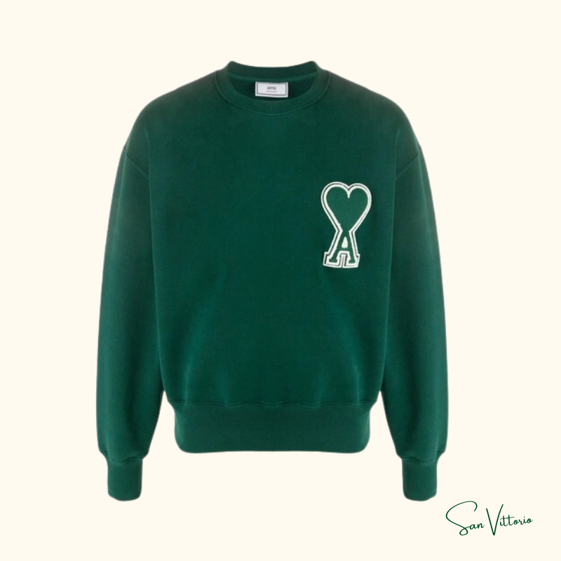 Moletom Heart Logo Tee - Ami Paris