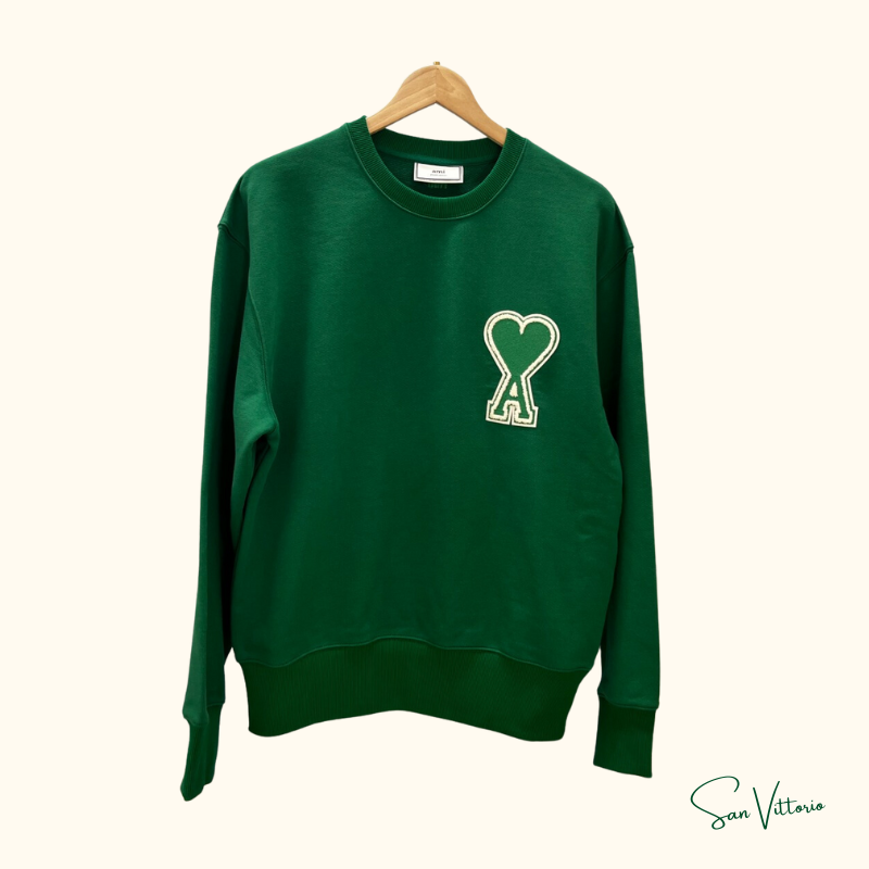Moletom Heart Logo Tee - Ami Paris