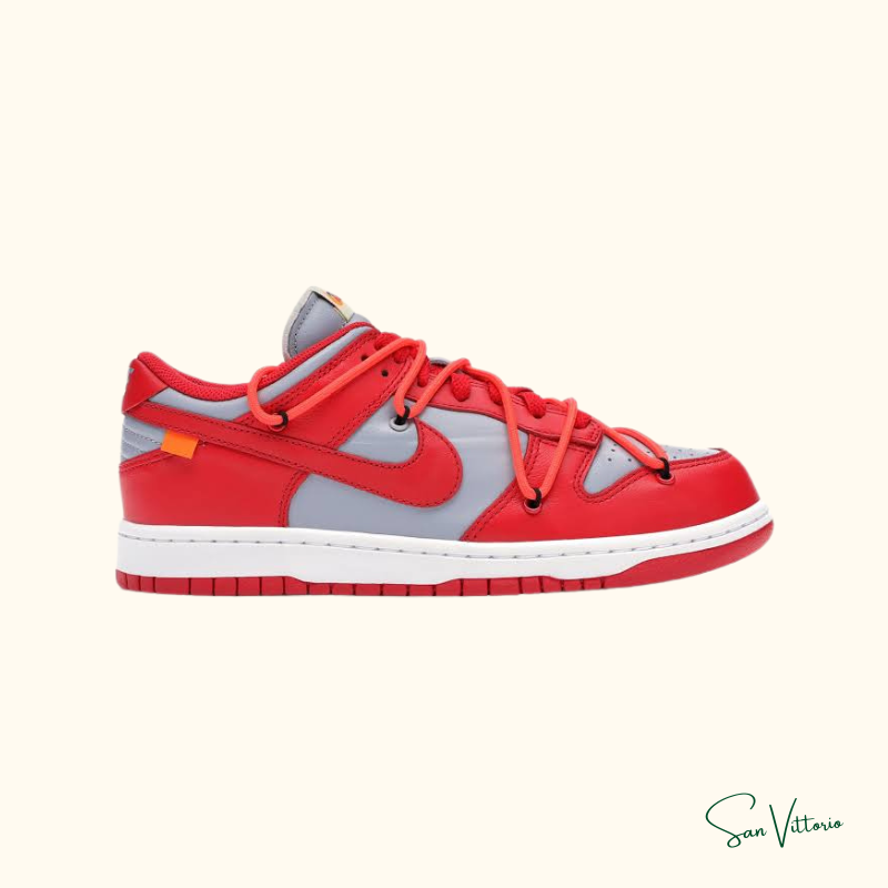 Nike Dunk Low Off White University Red