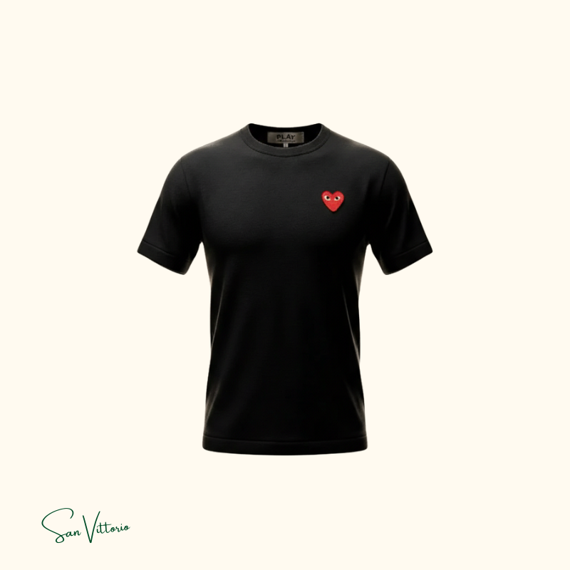 Camiseta "Play Basic" CDG Black