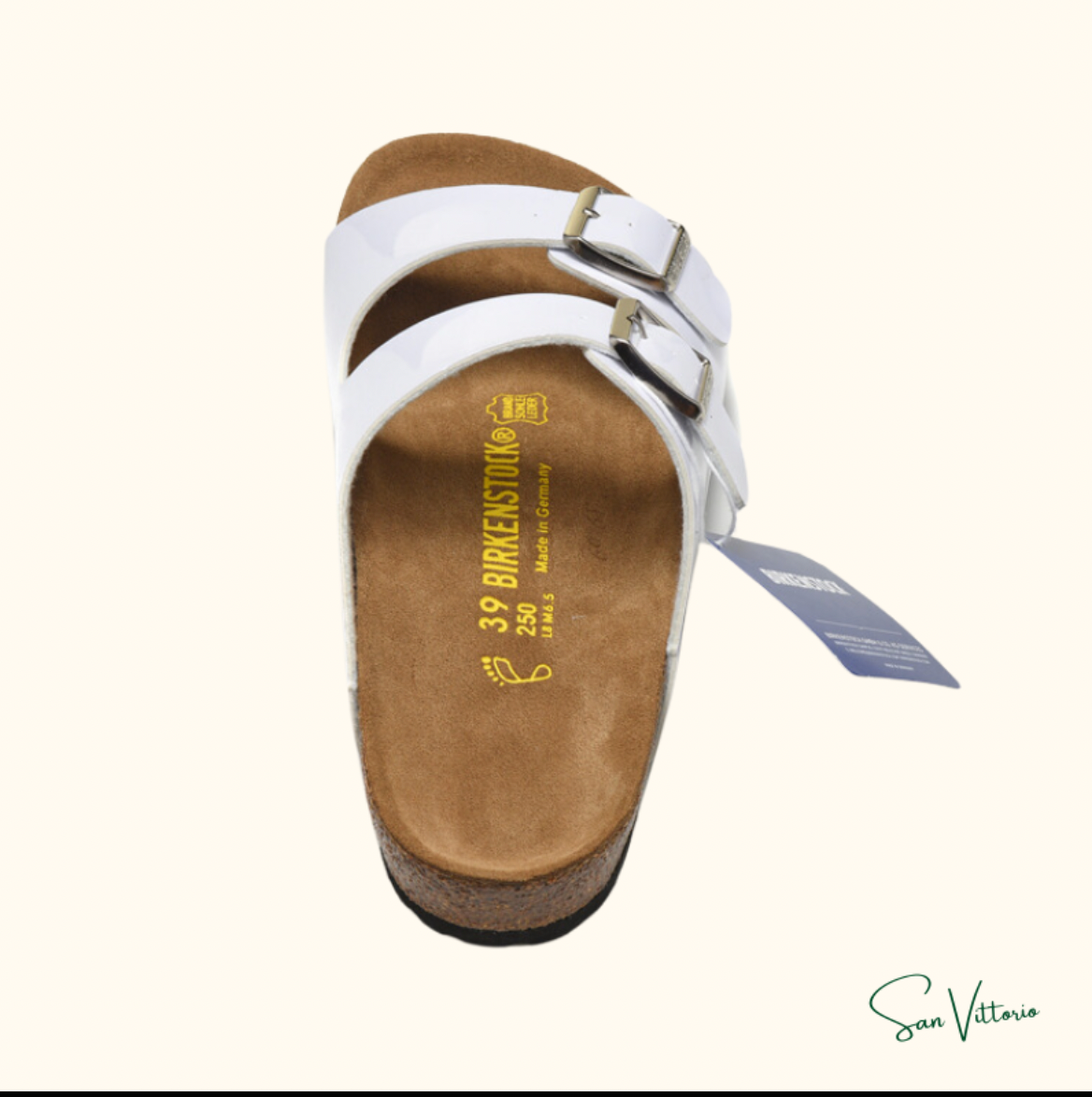 KIT Praia! Sandália "Arizona" Birkenstock + Shorts "Tortues Multicolores" Vilebrequin