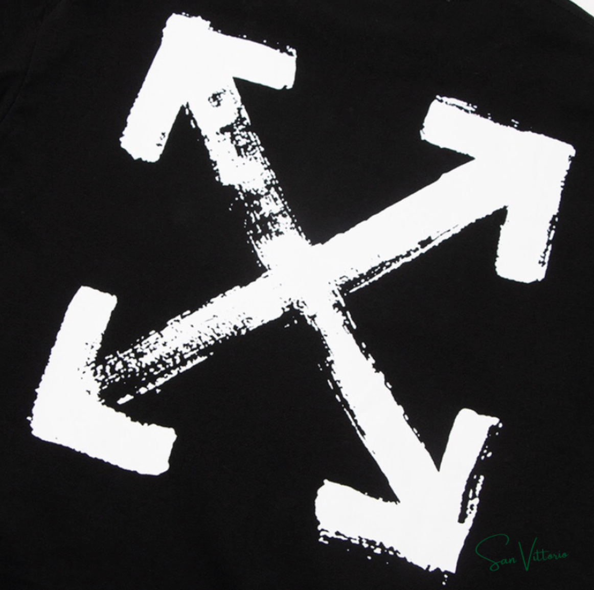 KIT! Camiseta "Black Emblem" CDG + Camiseta "Paint Arrow" Off-White
